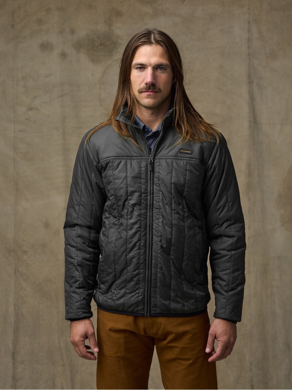 Filson Men's Ultralight Raven Primaloft Jacket Size M
